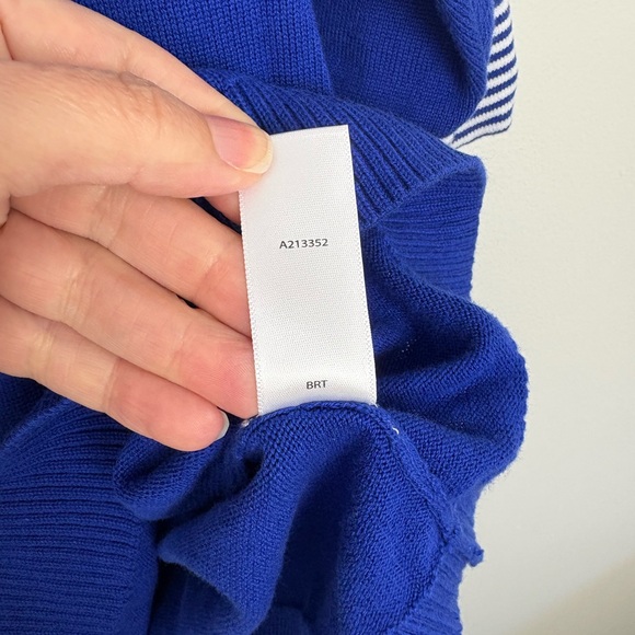 Quacker Factory Blue and White Sailor Top size 1X Donald Duck Twee kidcore EUC - Picture 6 of 11